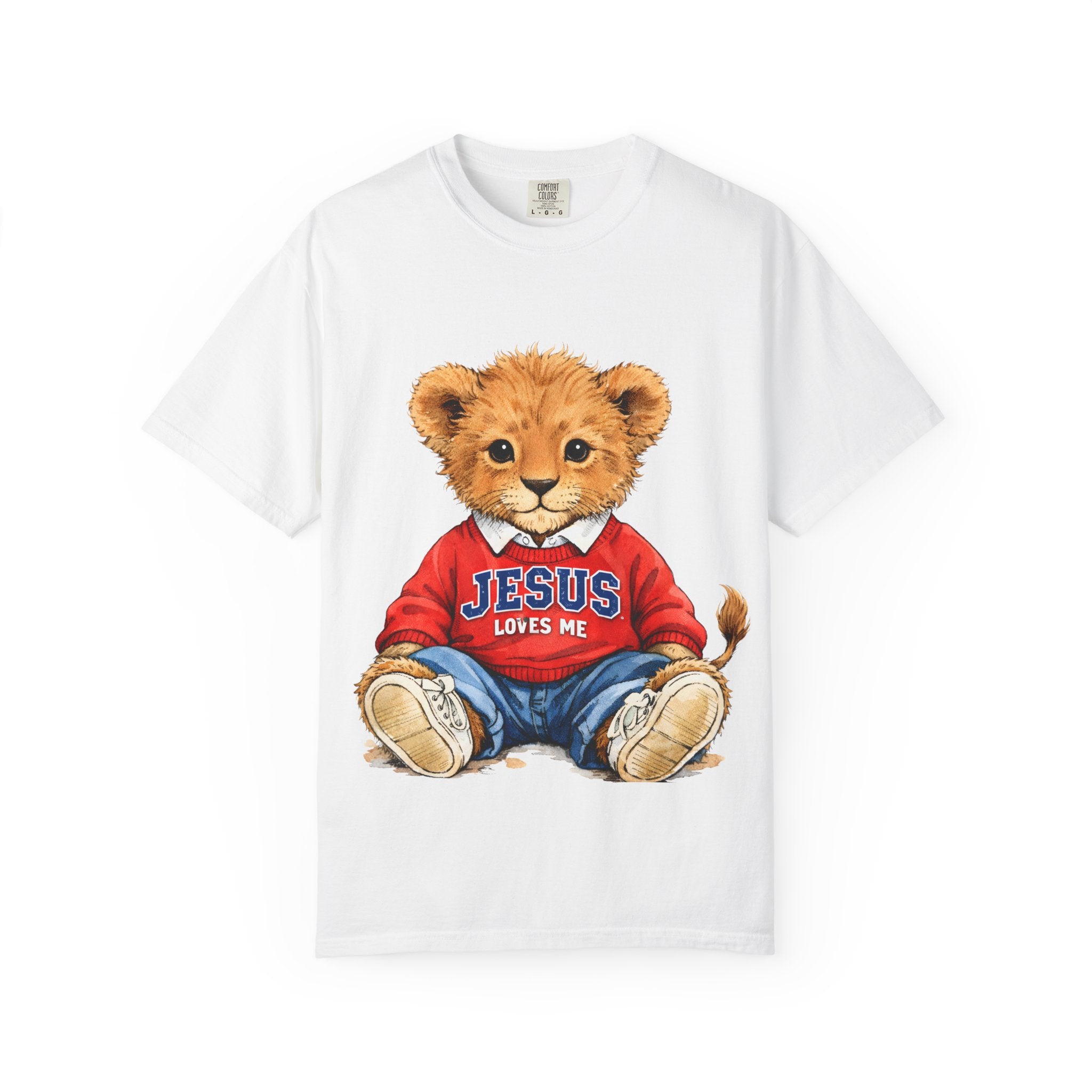 Jesus Loves Me Lion Cub T-Shirt