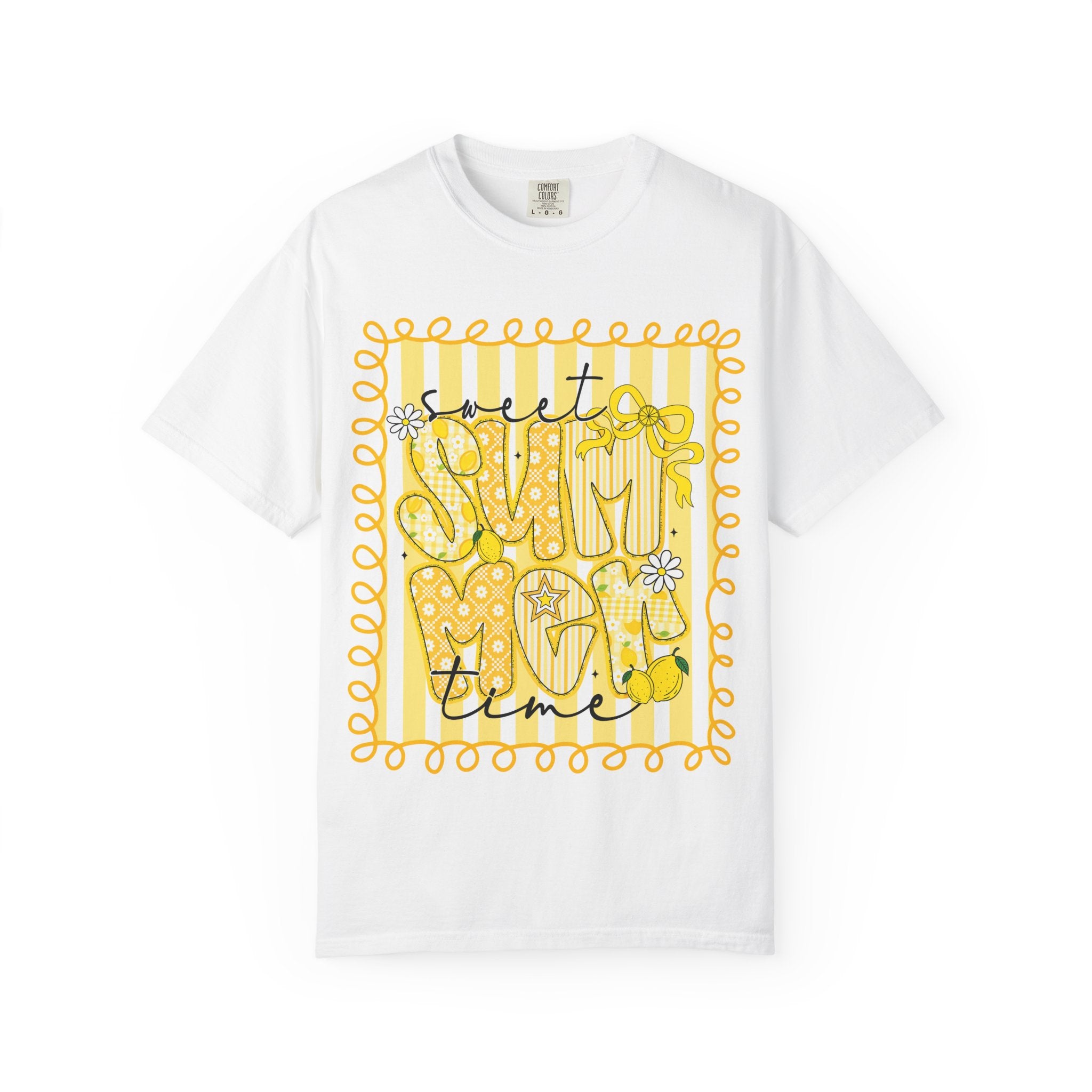 Sweet Summertime T-Shirt — Yellow Floral 'Sweet Summer Time' Graphic Tee