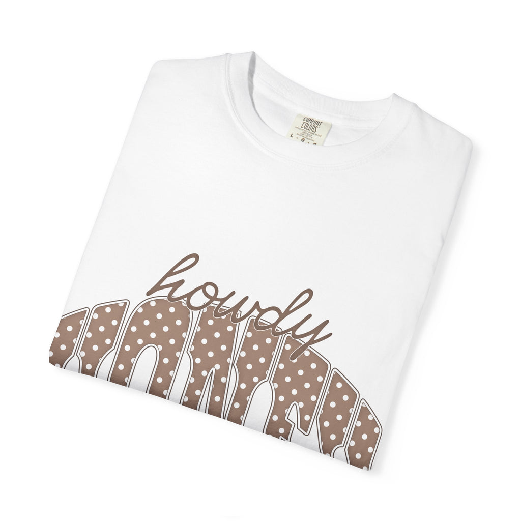 Howdy Honey T-Shirt — Retro Polka Dot Western Tee
