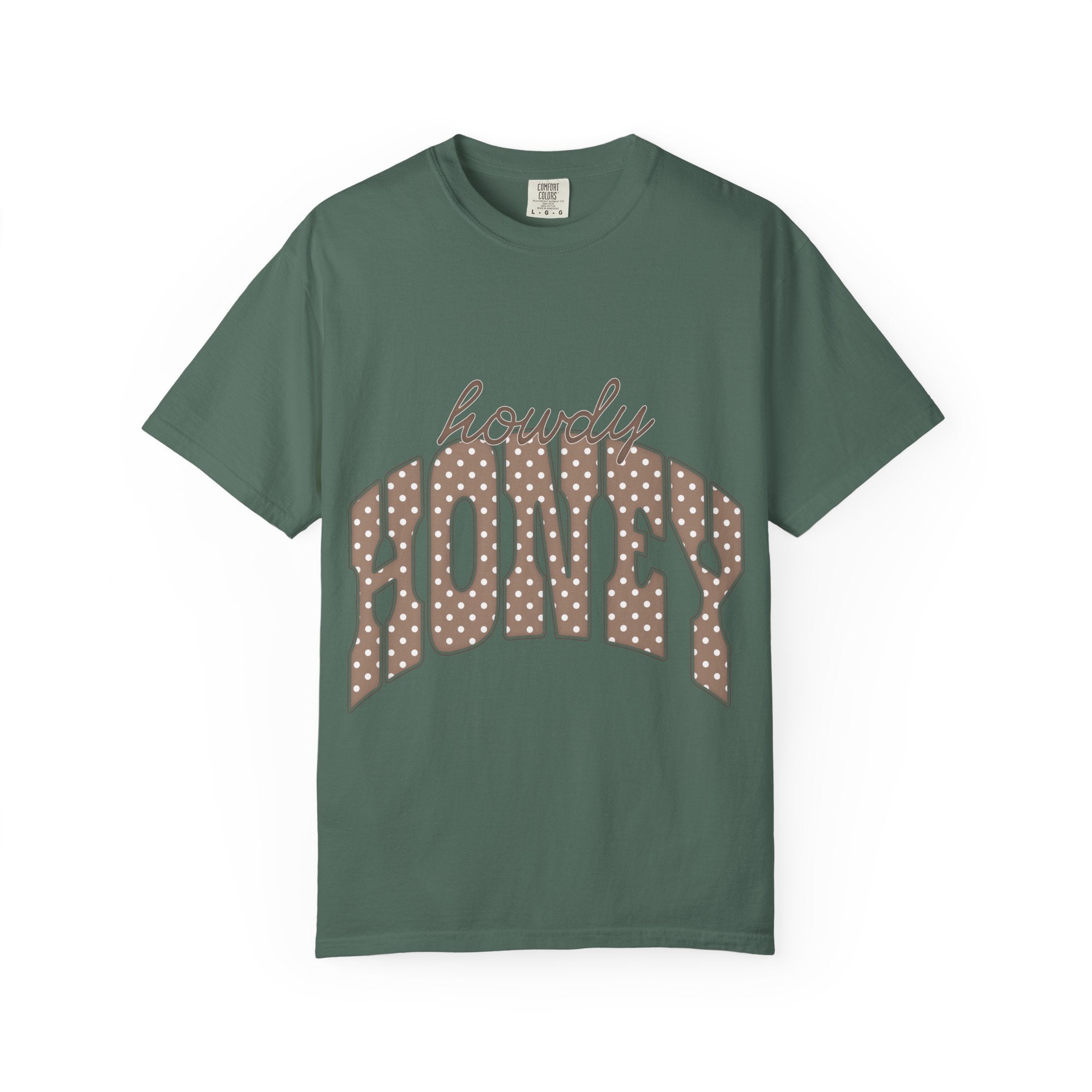 Howdy Honey T-Shirt — Retro Polka Dot Western Tee