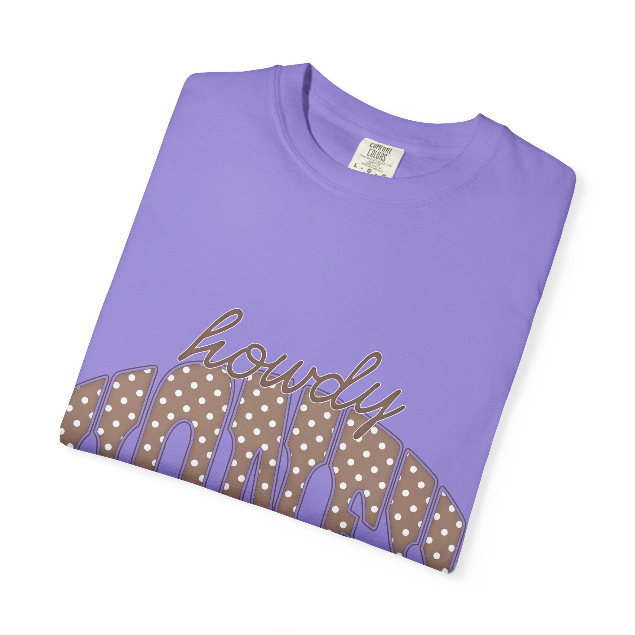 Howdy Honey T-Shirt — Retro Polka Dot Western Tee