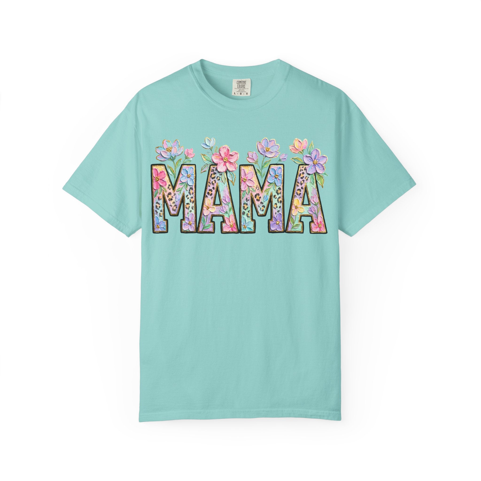 Mama Floral T-Shirt — Mother's Day Garden Letter Tee