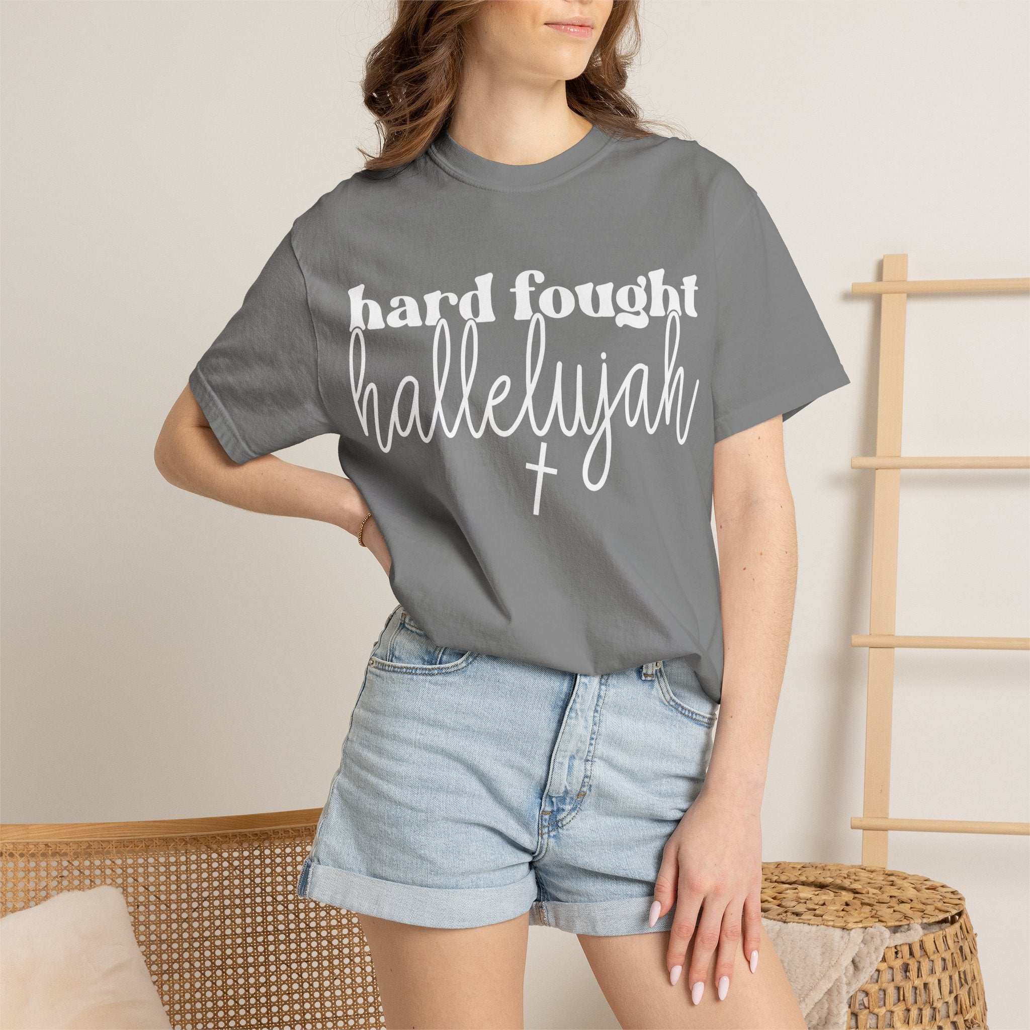 Classic White T-Shirt — Unisex Garment-Dyed Crew Tee