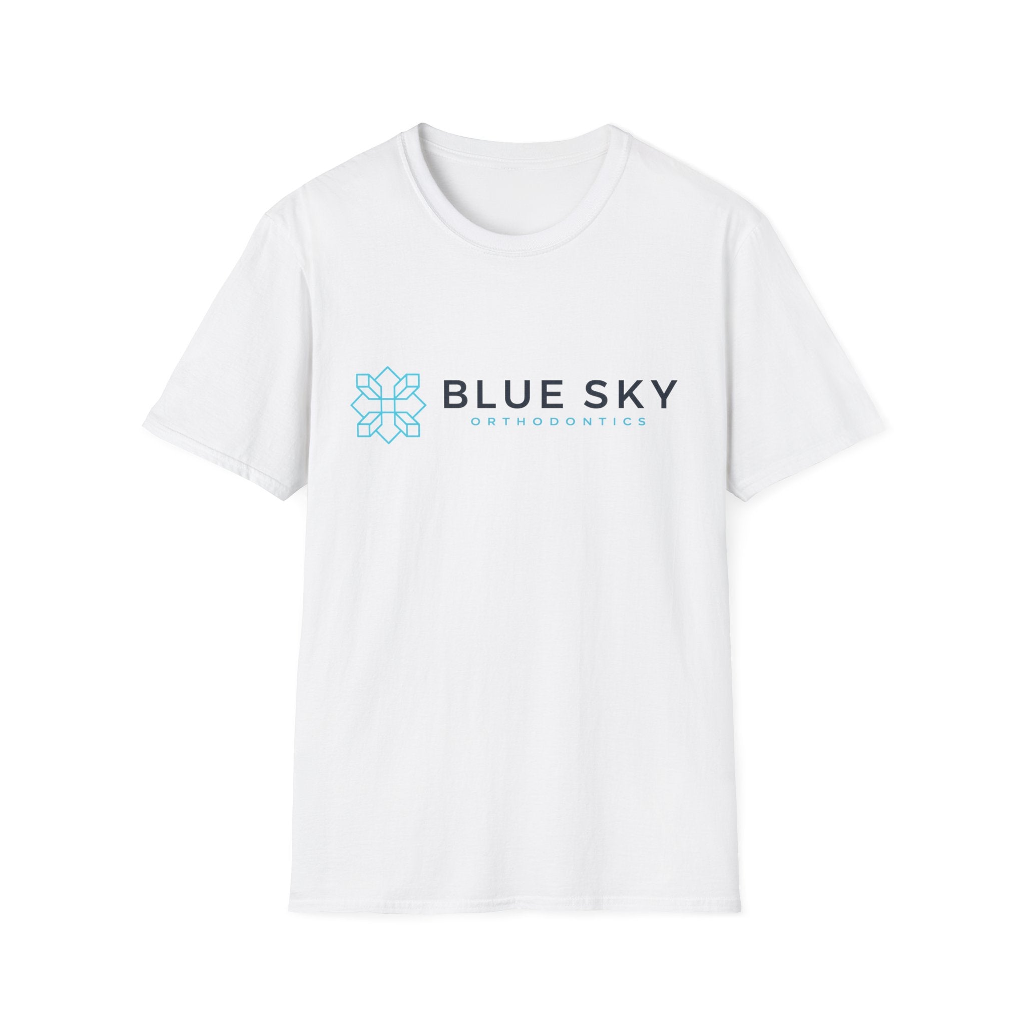Blue Sky Orthodontics Logo T-Shirt — Dental Practice Staff & Promo Tee