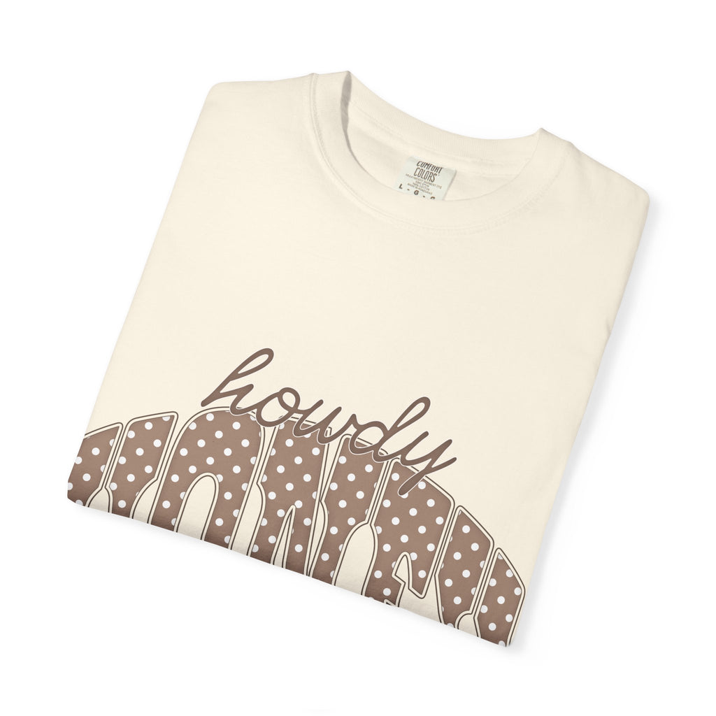 Howdy Honey T-Shirt — Retro Polka Dot Western Tee