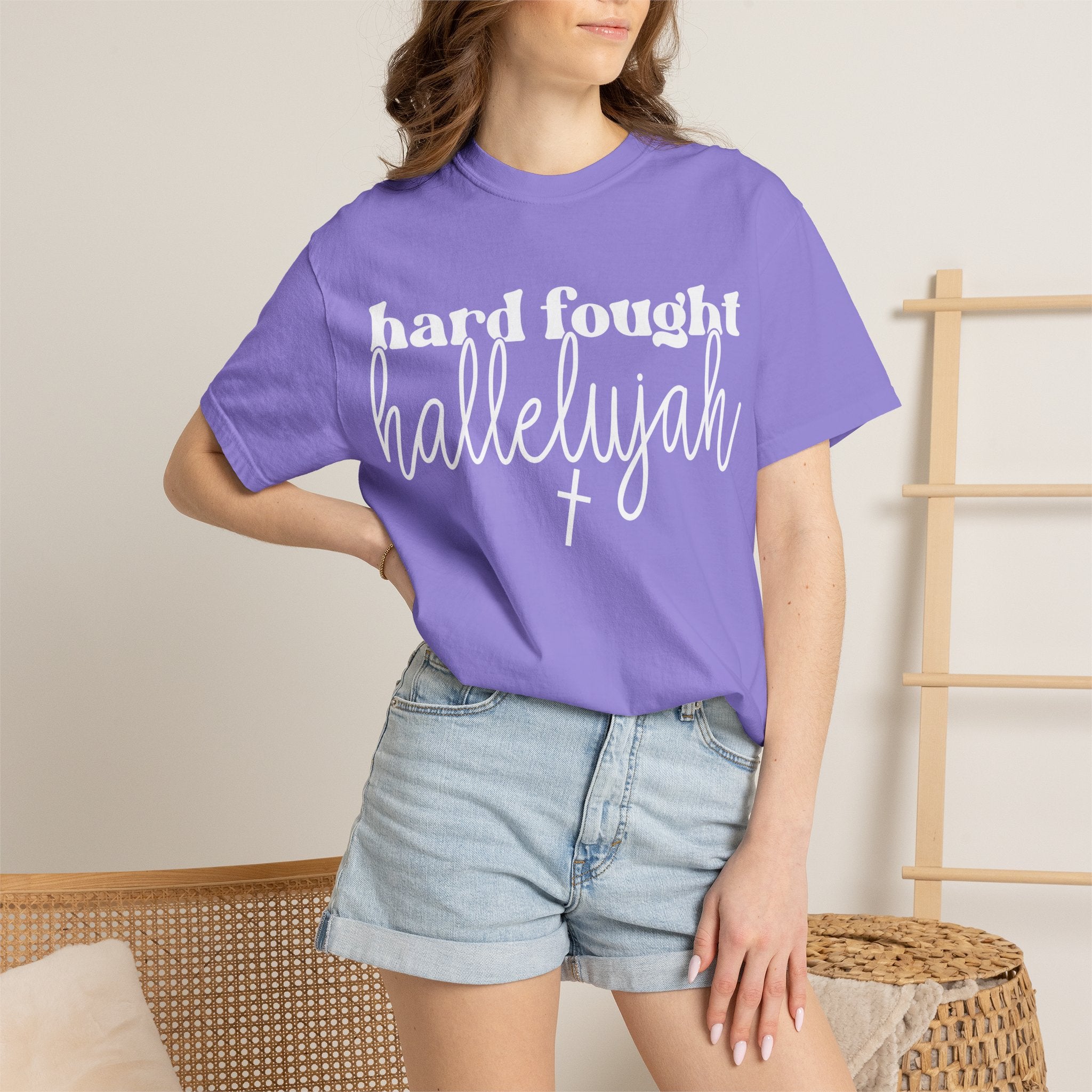 Classic White T-Shirt — Unisex Garment-Dyed Crew Tee