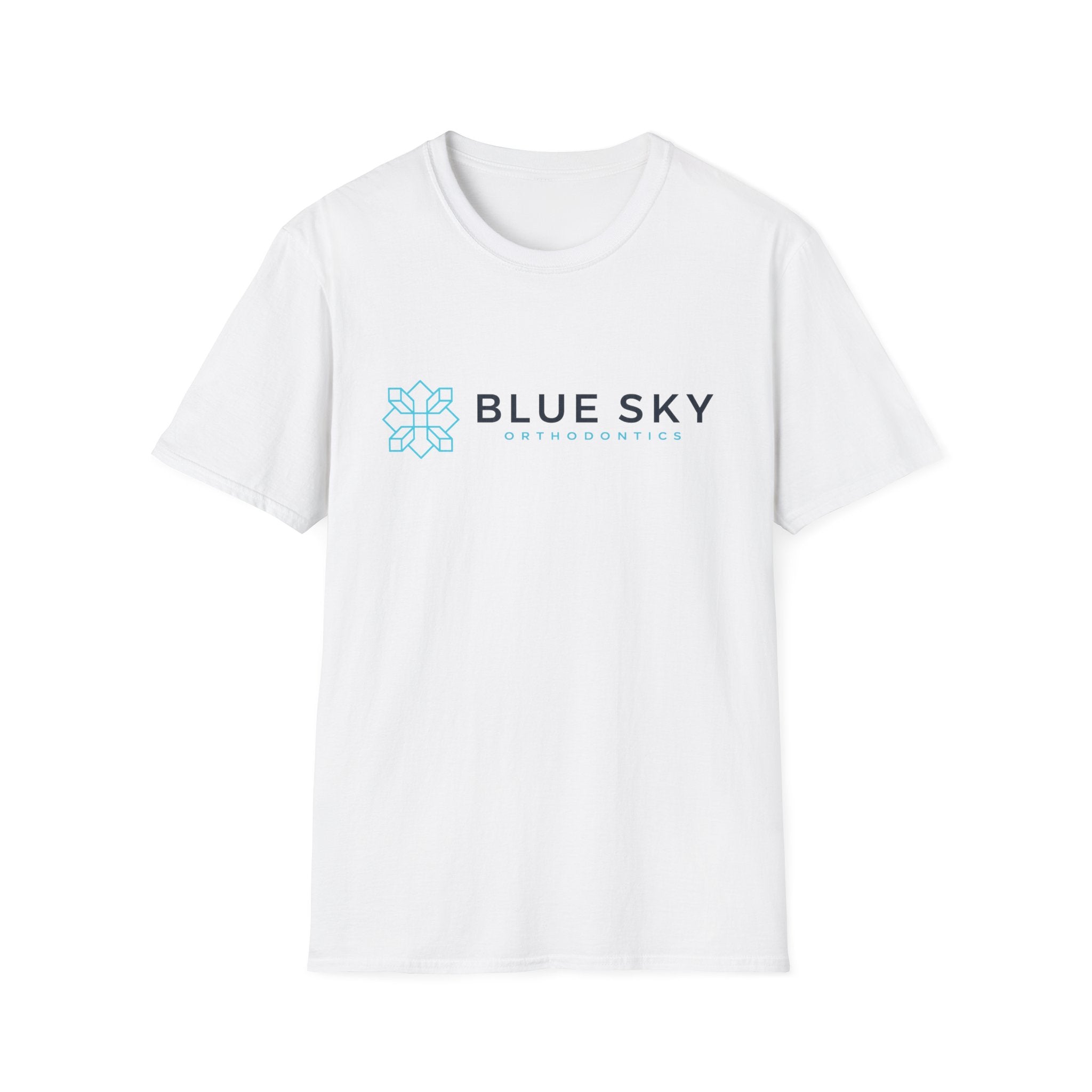 Dental Hygienist T-Shirt — 'Blue Sky' Tooth & Floss Graphic Tee
