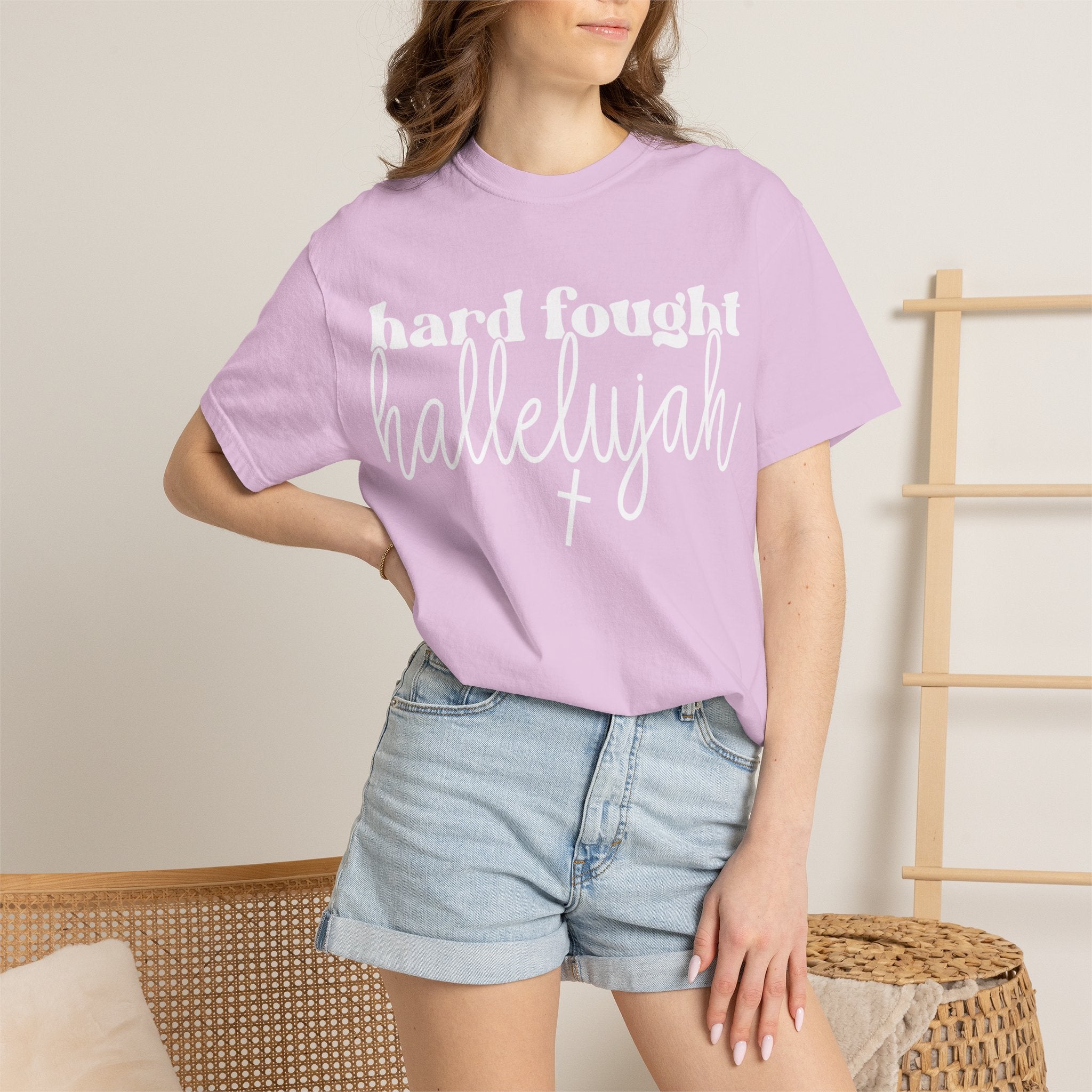 Classic White T-Shirt — Unisex Garment-Dyed Crew Tee