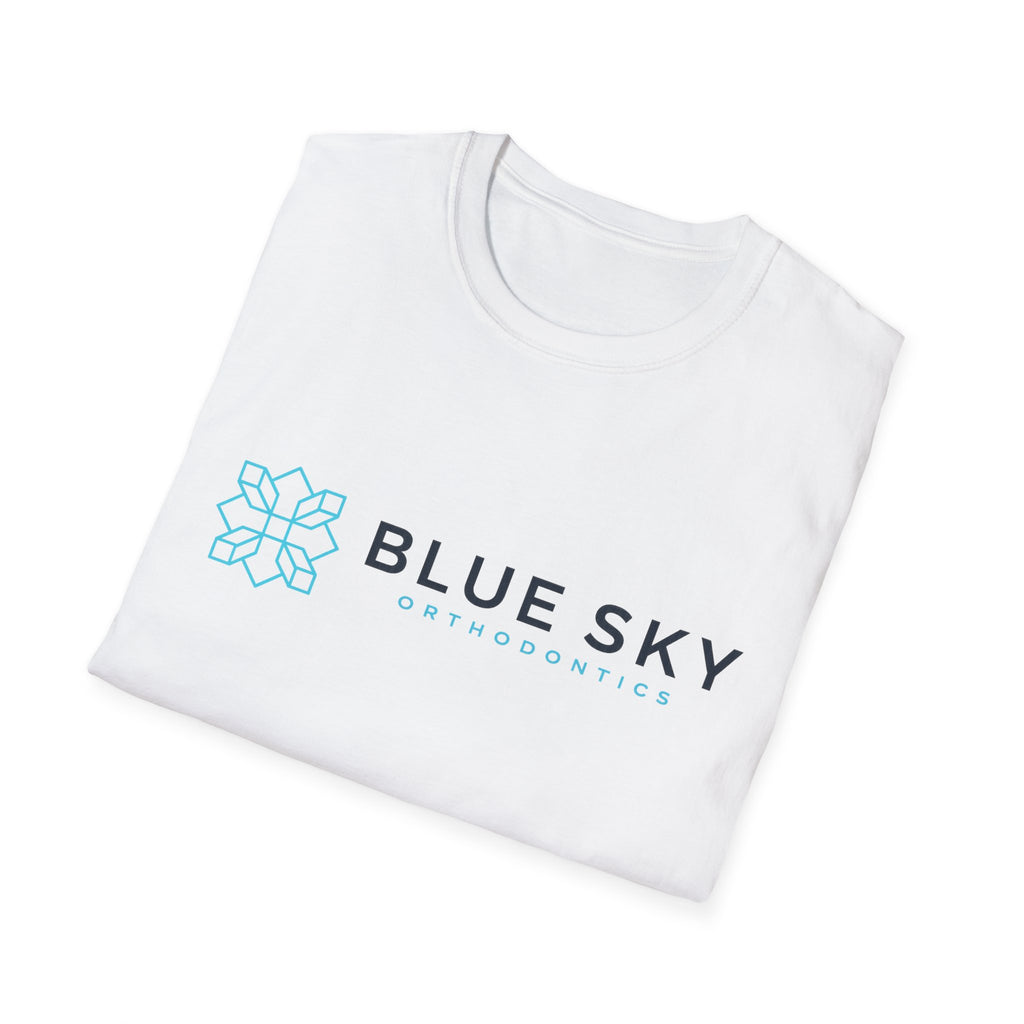 Blue Sky Orthodontics Logo T-Shirt — Dental Practice Staff & Promo Tee