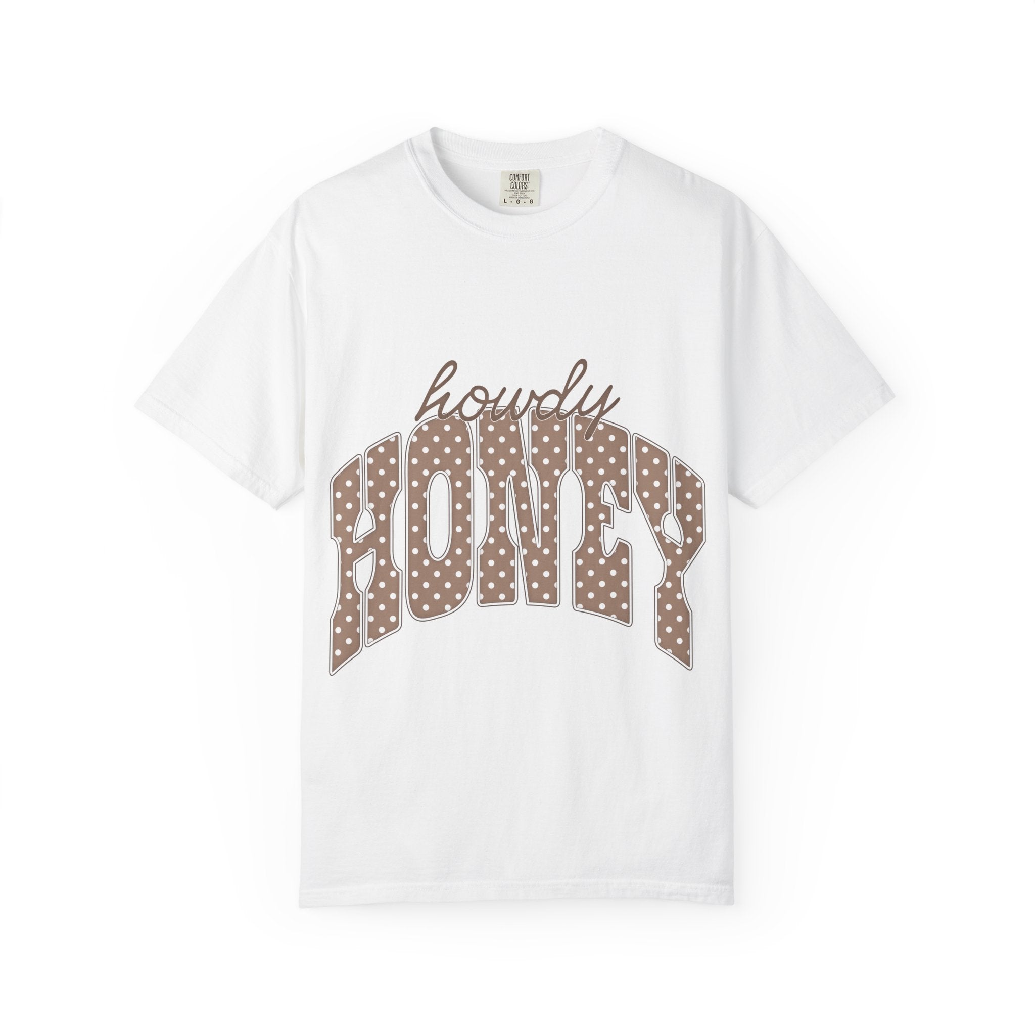 Howdy Honey T-Shirt — Retro Polka Dot Western Tee