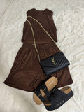 Striped Brown Set
