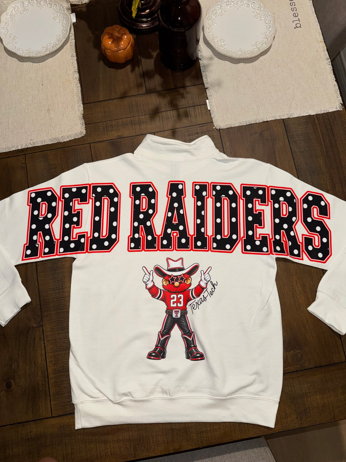 1/4 Zip - RED RAIDERS