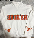 Hook Em 1/4 Zip