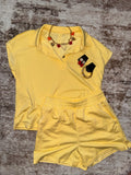 Butter Yellow Polo Set